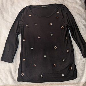 INC International Concepts Mixed Metal Jeweled Top Small